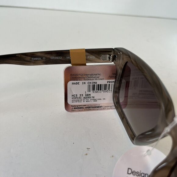 Foster Grant Style for You Tinted Lense Sunglasses Low Bridge Green Brown NWT’s - Picture 8 of 10